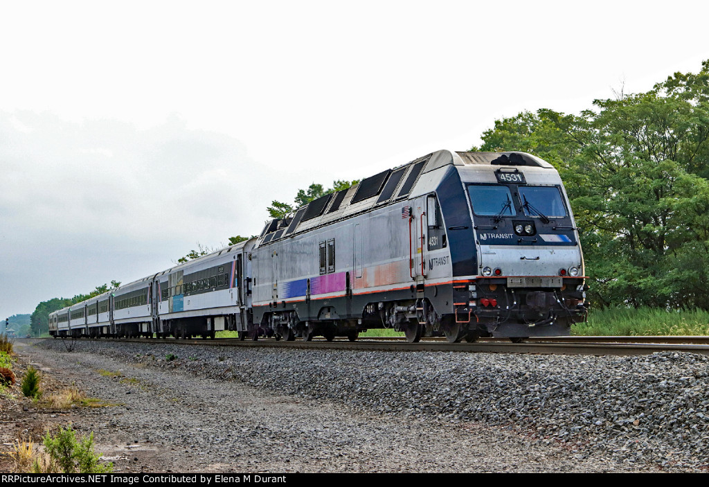 NJT 4531 on train 5508